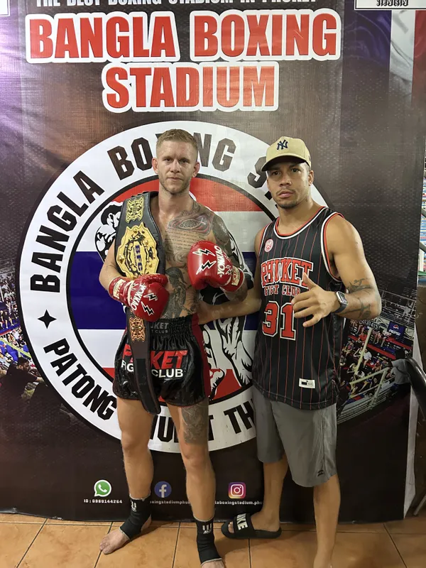 Tucker Sorrell at Bangla Boxing Stadium in Thailand